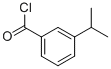 Benzoyl chloride, 3-(1-methylethyl)- (9CI) 结构式