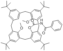 25,27-DIMETHOXY-26-(N-BENZOYL)CARBAMOYLOXY-P-TERT-BUTYLCALIX[4!ARENE, 95 结构式