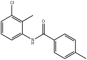 N-(3-氯-2-甲基苯基)-4-甲基苯甲酰胺 结构式