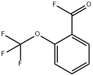 Benzoyl fluoride, 2-(trifluoromethoxy)- (9CI) 结构式