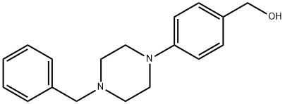 4-(4-苄基哌嗪)苄醇 结构式