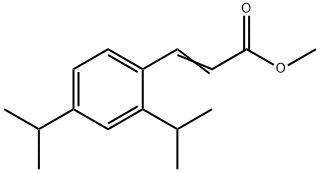 二异丙基肉桂酸甲酯 结构式