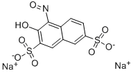 1-亚硝基-2-萘酚-3,6-二磺酸二钠水合物 结构式