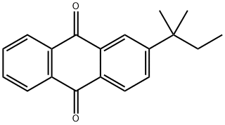 2-叔戊基蒽醌 结构式