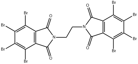 乙撑双四溴邻苯二甲酰亚胺 结构式