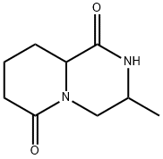 2H-Pyrido[1,2-a]pyrazine-1,6-dione,hexahydro-3-methyl-(9CI) 结构式