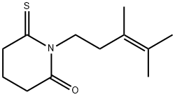 2-Piperidinone,  1-(3,4-dimethyl-3-pentenyl)-6-thioxo-  (9CI) 结构式