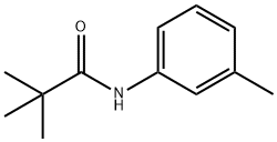 N-(间甲苯基)新戊酰胺 结构式