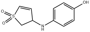 Phenol, 4-[(2,3-dihydro-1,1-dioxido-3-thienyl)amino]- (9CI) 结构式