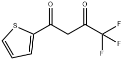 2-噻吩甲酰三氟丙酮 结构式