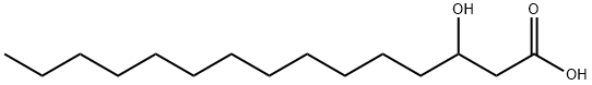 3-羟基十五烷酸 结构式