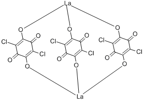 氯苯胺酸镧 结构式