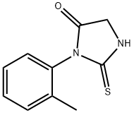 1-(2-甲基苯基)-2-硫烷基-4,5-二氢-1H-咪唑-5-酮 结构式