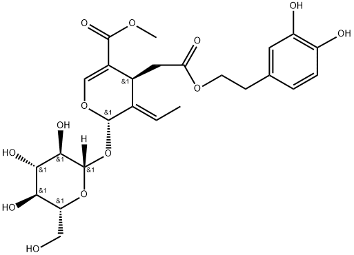 橄榄苦苷 结构式