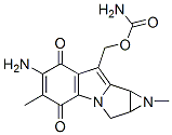 6-Amino-8-[[(aminocarbonyl)oxy]methyl]-1,1a,2,8b-tetrahydro-1,5-dimethylazirino[2',3':3,4]pyrrolo[1,2-a]indole-4,7-dione 结构式