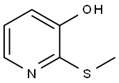 2-(甲硫基)吡啶-3-醇 结构式