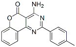4-Amino-2-(p-tolyl)-5H-[1]benzopyrano[4,3-d]pyrimidin-5-one 结构式