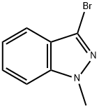 3-溴-1-甲基吲唑 结构式