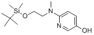 6-[[2-(tert-Butyldimethylsilyloxy)ethyl]methylamino]pyridin-3-ol 结构式