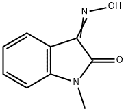 (3E)-3-hydroxyimino-1-methyl-indol-2-one 结构式