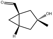 Bicyclo[3.1.0]hexane-1-carboxaldehyde, 3-hydroxy-3-methyl-, (1S,3R,5S)- (9CI) 结构式