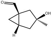 Bicyclo[3.1.0]hexane-1-carboxaldehyde, 3-hydroxy-3-methyl-, (1S,3S,5S)- (9CI) 结构式