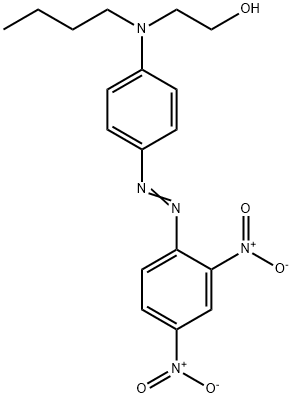 2-[Butyl[4-[(2,4-dinitrophenyl)azo]phenyl]amino]ethanol 结构式