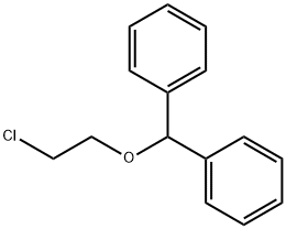 双苯甲醇-β-氯乙基醚 结构式