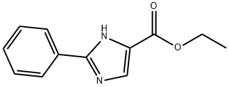 2-苯基咪唑-5-羧酸乙酯 结构式