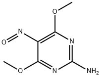 2-AMINO-4,6-DIMETHOXY-5-NITROSOPYRIMIDINE 结构式