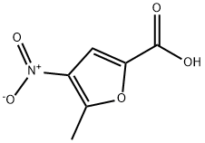 5-甲基-4-硝基呋喃-2-羧酸 结构式