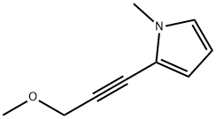 1H-Pyrrole,2-(3-methoxy-1-propynyl)-1-methyl- 结构式