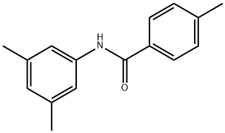 N-(3,5-二甲基苯基)-4-甲基苯甲酰胺 结构式