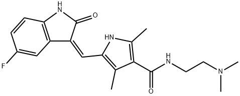 N，N-二甲基舒尼替尼 结构式