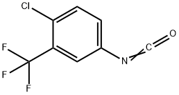 4-氯-3-三氟甲基异氰酸苯酯 结构式