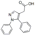 1,5-Diphenyl-1H-pyrazole-4-acetic acid 结构式