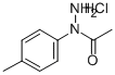 N-(4-methylphenyl)acetohydrazide hydrochloride 结构式