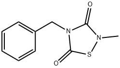 4-BENZYL-2-METHYL-1,2,4-THIADIAZOLIDINE-3,5-DIONE 结构式
