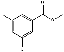 3-氯-5-氟苯甲酸甲酯 结构式