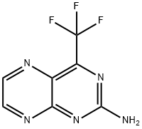 4-(Trifluoromethyl)-2-pteridinamine 结构式