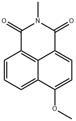 N-甲基-4-甲氧基-1,8-萘二甲酰亚胺 结构式