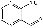 3-氨基吡嗪-2-甲醛 结构式