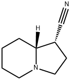 1-Indolizinecarbonitrile,octahydro-,(1R,8aR)-(9CI) 结构式