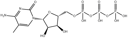 5-甲基胞苷 5'-三磷酸酯 结构式