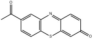 8-acetyl-3H-phenothiazin-3-one 结构式