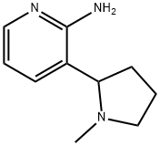 3-[(2S)-1-甲基吡咯烷-2-基]吡啶-2-胺 结构式