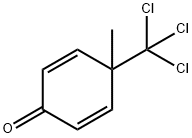 4-甲基-4-三氯甲基-2,5-环己二烯-1-酮 结构式