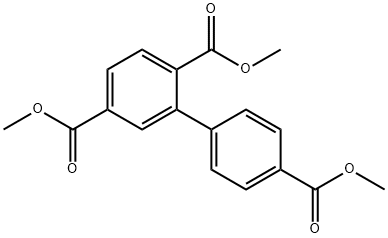 trimethyl [1,1'-biphenyl]-2,4',5-tricarboxylate  结构式