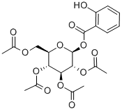 (2R,3R,4S,5R,6S)-2-(acetoxymethyl)-6-((2-hydroxybenzoyl)oxy)tetrahydro-2H-pyran-3,4,5-triyltriacetate