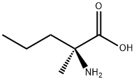 (S)-2-氨基-2-甲基戊酸 结构式